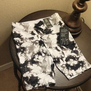 INC International Concepts Monochrome Tie-Dye Shorts